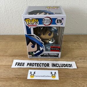 Giyu Tomioka Funko Pop #876 AAA Anime Demon Slayer NOT MINT